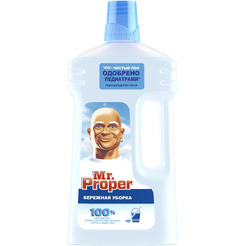 Моющая жидкость для полов и стен Mr. Proper Бережная уборка 1 л