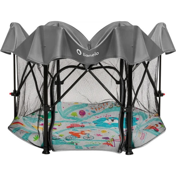 Игровой манеж Lionelo Roel Plus (Grey Multicolor)