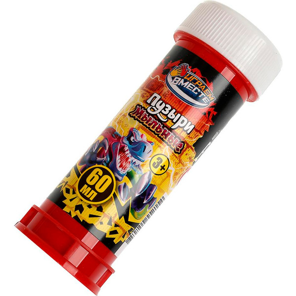 Мыльные пузыри Игрушечный город Динозавры, 60 мл