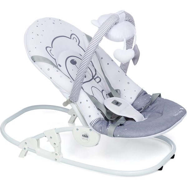 Кресло-шезлонг Cam Giocam (0–9Кг), дизайн Тедди, Серый S362-T247