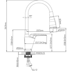 Смеситель AV Engineering AVPOS4-A172-141