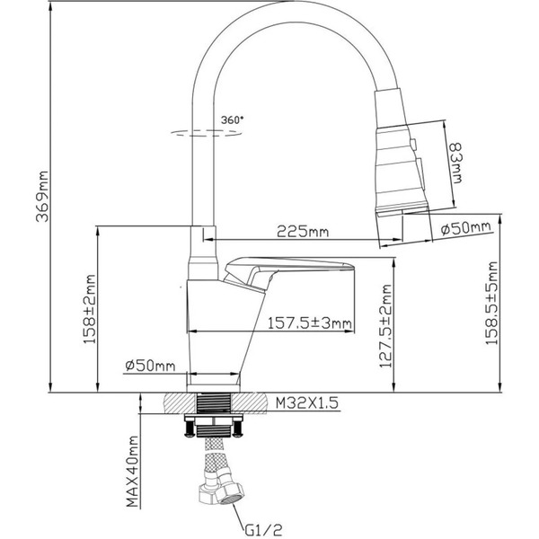 Смеситель AV Engineering AVPOS4-A172-141