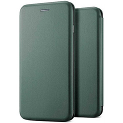 Чехол-книга CASE Magnetic flip для Xiaomi Redmi 10 (зеленый)