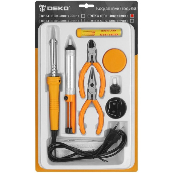 Паяльник Deko SI05 SET 8 065-0562