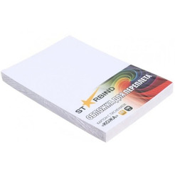 Картонная обложка для переплета Starbind A4 230 г/кв.м. 100 шт (кожа, белый)