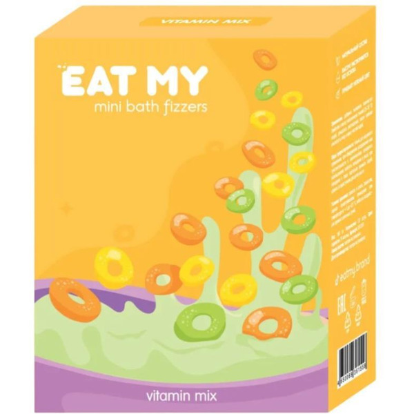 Мини-бомбочки для ванны EAT MY  "Витаминный микс"