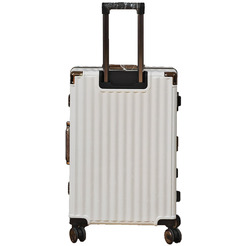 Чемодан DoubleW E087# (M, белый)