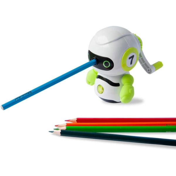 Точилка для карандашей Silwerhof Robot Монстрики 1 отверстие