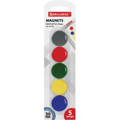 Магниты BRAUBERG 231729 Ассорти (5шт.)