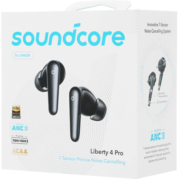 Наушники беспроводные Soundcore Liberty 4 Pro Черный