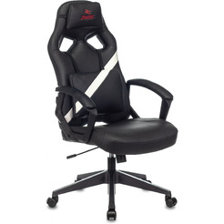 Кресло геймерское Бюрократ Zombie Driver (черный/белый)