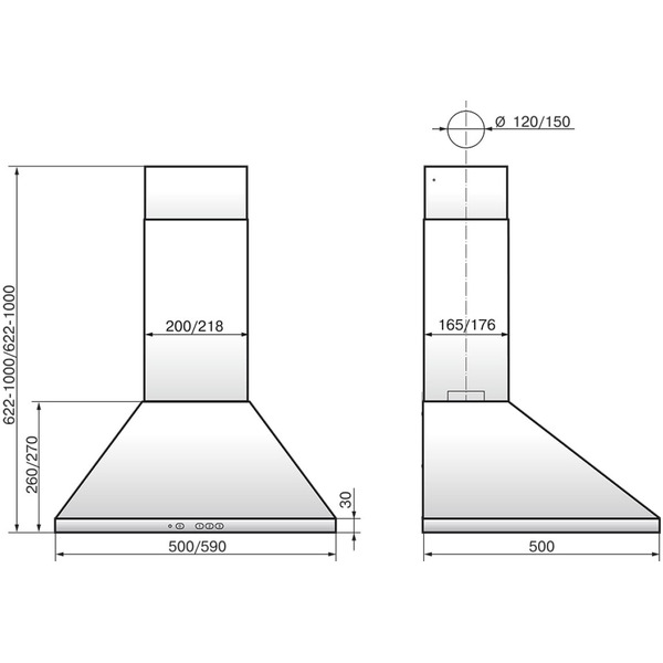 Вытяжка Elikor Вента 60П-650-К3Д 940857 (черный)