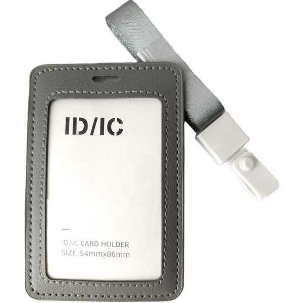 Бейдж Deli 64832 (серый)