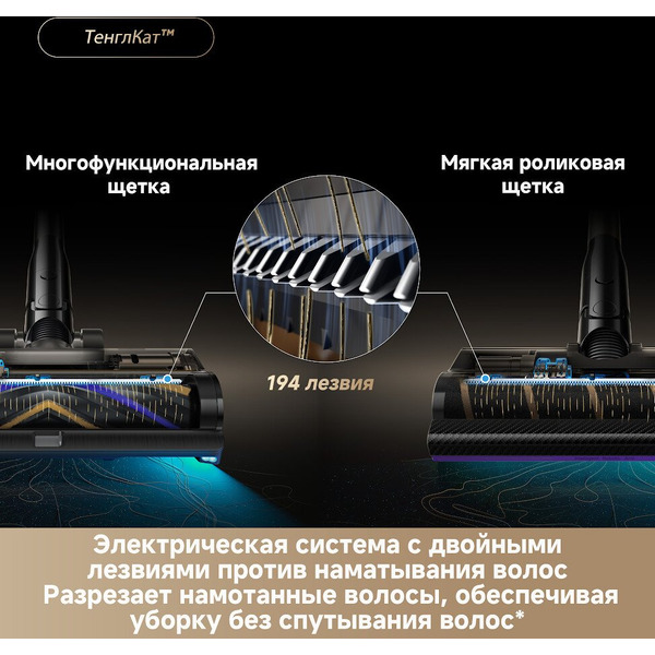 Беспроводной пылесос Dreame Cordless Vacuum Cleaner Z40 TangleCut Flex (VRV62F)
