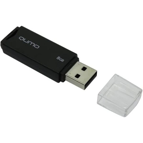 Флеш-накопитель Qumo QM8GUD-TRP-black