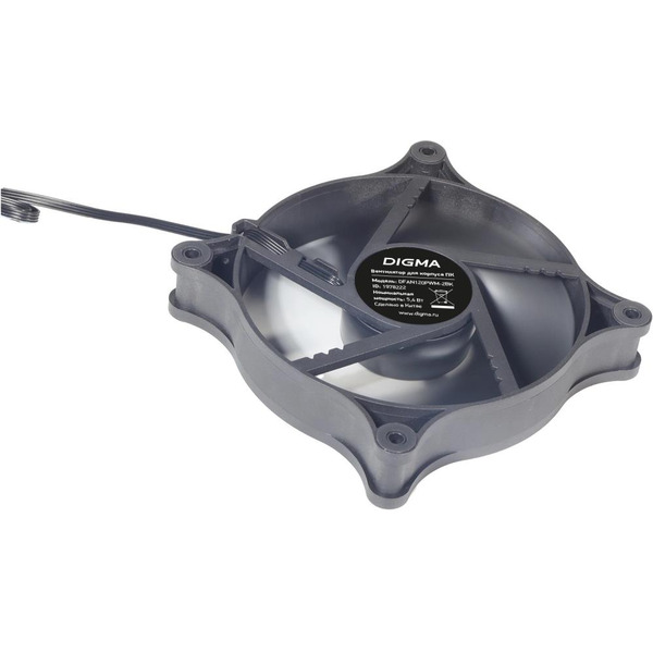 Вентилятор для корпуса Digma DFAN120PWM-2BK