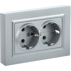 Розетка IEK Brite РС12-3-БрС