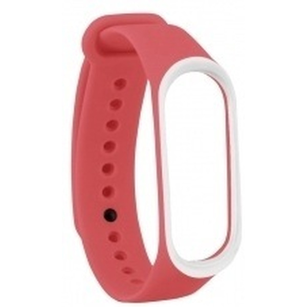 Ремешок Bingo Double для Xiaomi Mi Band 3/4 Красный с белым