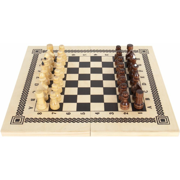 Шахматы, шашки, нарды 3в1 ЗОЛОТАЯ СКАЗКА 665364