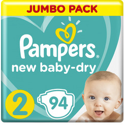 Подгузники Pampers New Baby-Dry 2 (94шт)