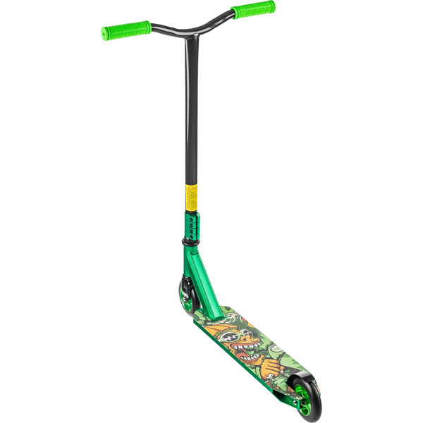 Самокат трюковый Ricos Fury JL-302A (черный/зеленый)