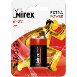 Батарейка Mirex Extra Power Крона 1 шт 6F22-E1