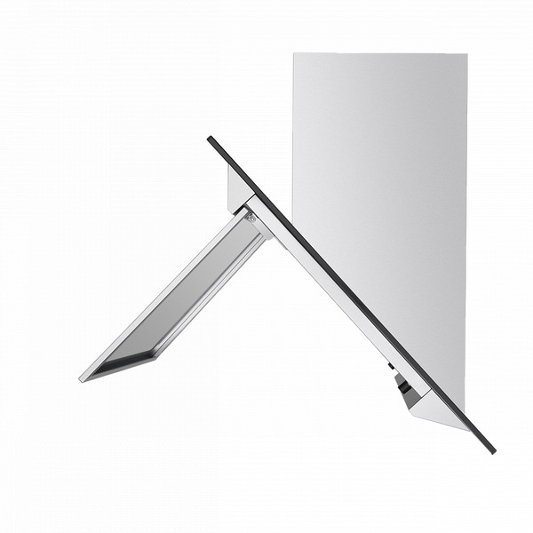 Кухонная вытяжка Maunfeld Gloria 90 (нержавеющая сталь/черное стекло)