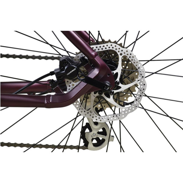 Велосипед Stark Router 27.2 HD 18 2025 (ежевичный матовый/белый призрак)