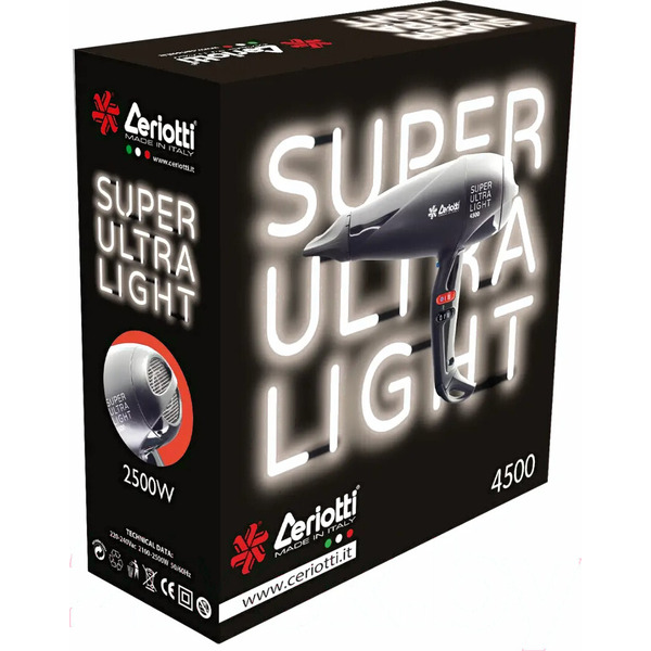 Фен Ceriotti Super ultra light 4500 (красный)