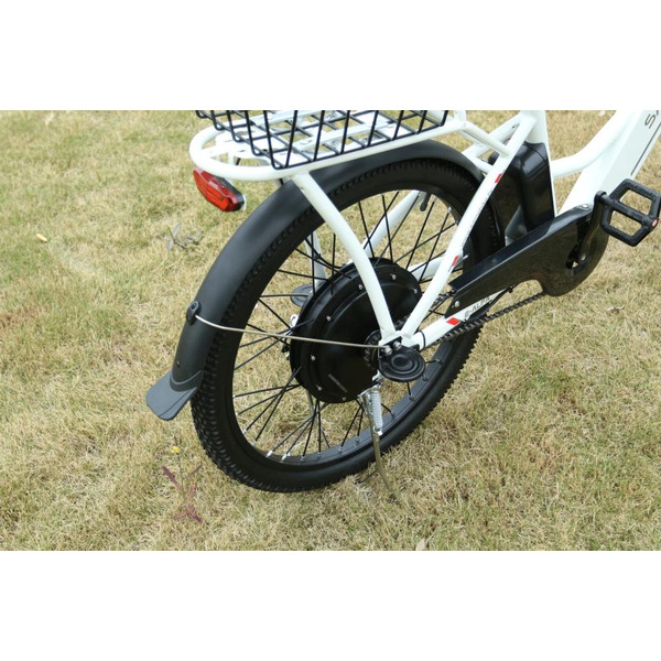 Электровелосипед SAMEBIKE Е-Alfa New SB-E-ALFA350-36/10 (белый)