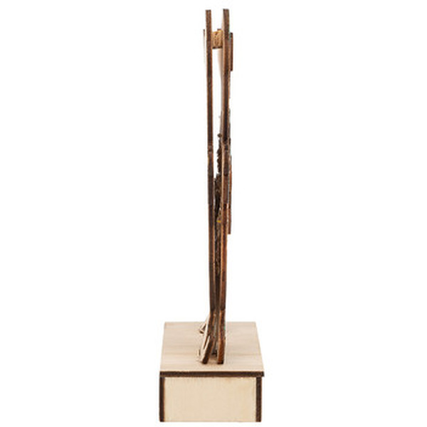 Деревянная фигурка с подсветкой NEON-NIGHT Снеговик 504-017