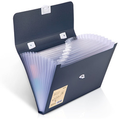 Папка-портфель Deli 72593 (синий)
