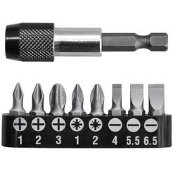 Набор бит с держателем TOTAL TACSD3091 (9 шт)