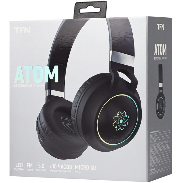 Наушники TFN Atom TFN-HS-BT400BK (черный)