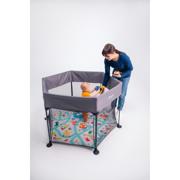Игровой манеж Lionelo Roel (Grey Multicolor)