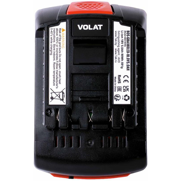 Аккумуляторная батарея VOLAT для Bosch 18.0V 5.0AH (Li-ion) BOS-GBA180LED
