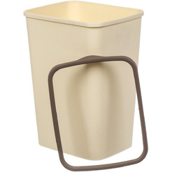 Ведро для мусора с фиксатором BRADEX Tandem 842226 (слоновая кость/шоколад, 20 л)