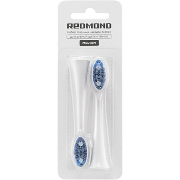 Набор сменных насадок для зубной щетки REDMOND N4704 (белый)