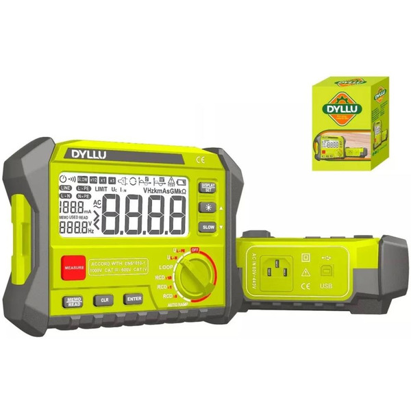 Тестер УЗО/ЛОП DYLLU DTDM9506