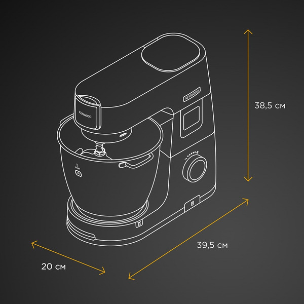 Кухонная машина Kenwood Chef Patissier XL KWL90.004SI