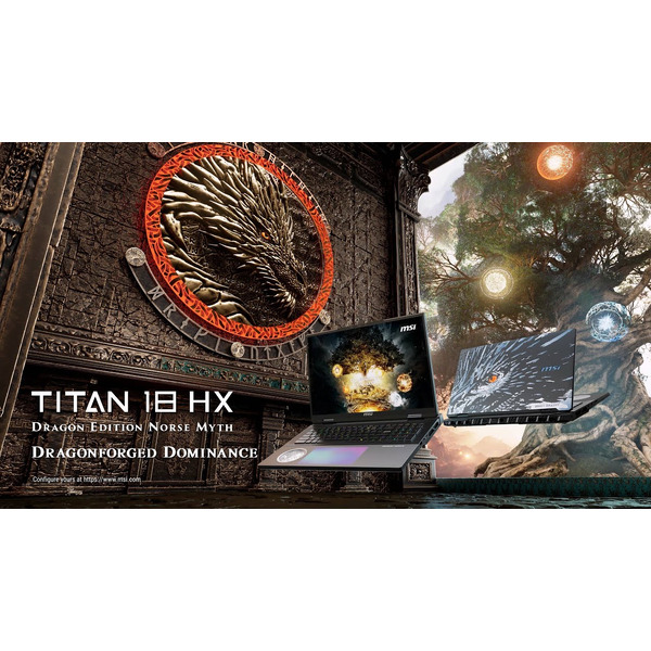 Игровой ноутбук MSI Titan 18 HX AI Dragon Edition A2XWJG-205