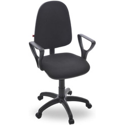 Кресло офисное Фабрикант Престиж+ (ТК-1 черный/О/PL 600)