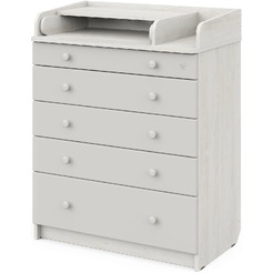 Детский комод Mihaylov Design Maks 805 с органайзером (сосна касцина/серый)