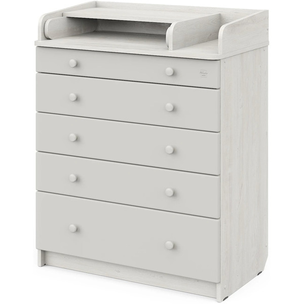 Детский комод Mihaylov Design Maks 805 с органайзером (сосна касцина/серый)