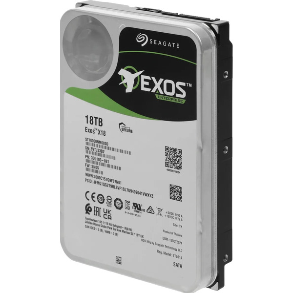 Жесткий диск Seagate Exos X18 18TB ST18000NM003D