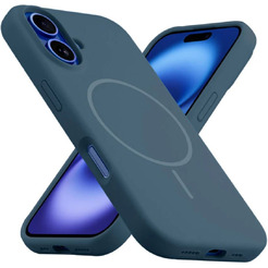 Бампер Bingo Silicone Magnetic для APPLE iPhone 16 Синий