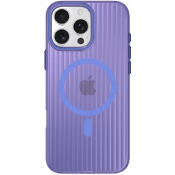 Задняя накладка CASE Translucent Strip Apple iPhone 16 Pro Max (синий)