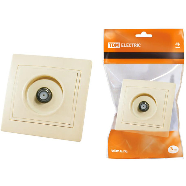 Розетка телевизионная TDM Electric Таймыр SQ1814-0132