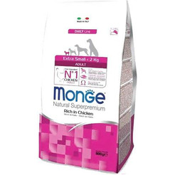 Сухой корм для собак Monge Dog Extra Small Adult c цыпленком 800г