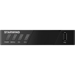 Ресивер DVB-T2 Starwind CT-140 (черный)